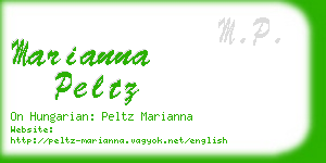 marianna peltz business card